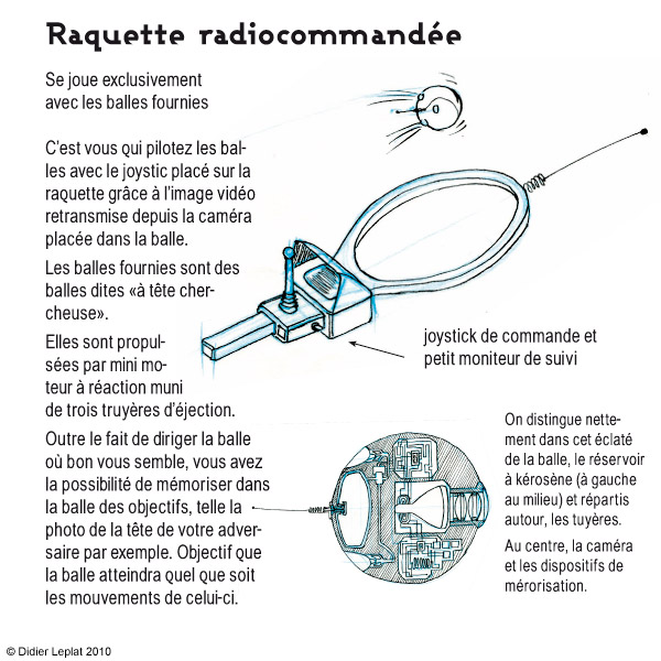 raquette radiocommandée